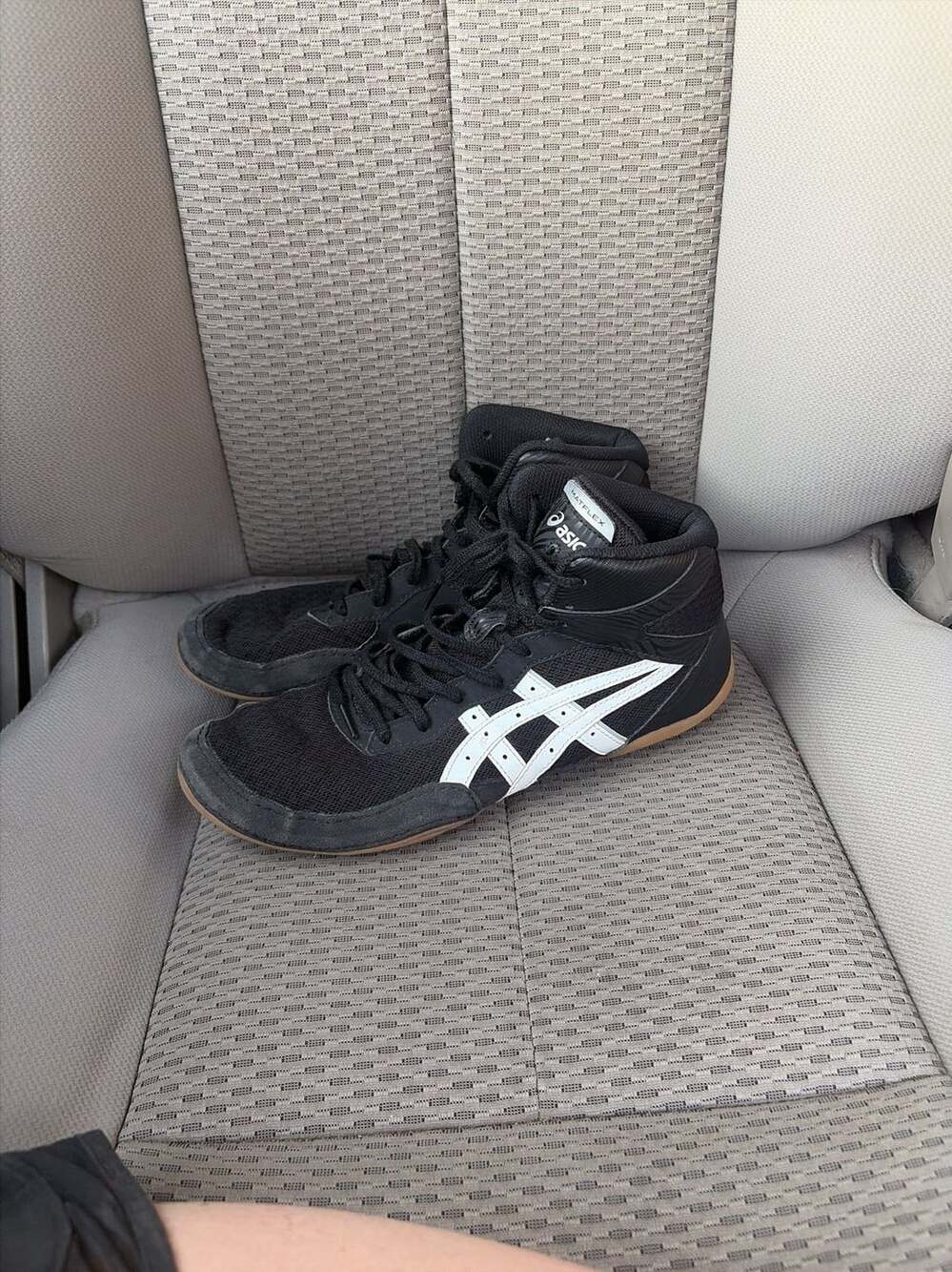 ASICS Matflex 7 Size 9 Black Wrestling Shoes